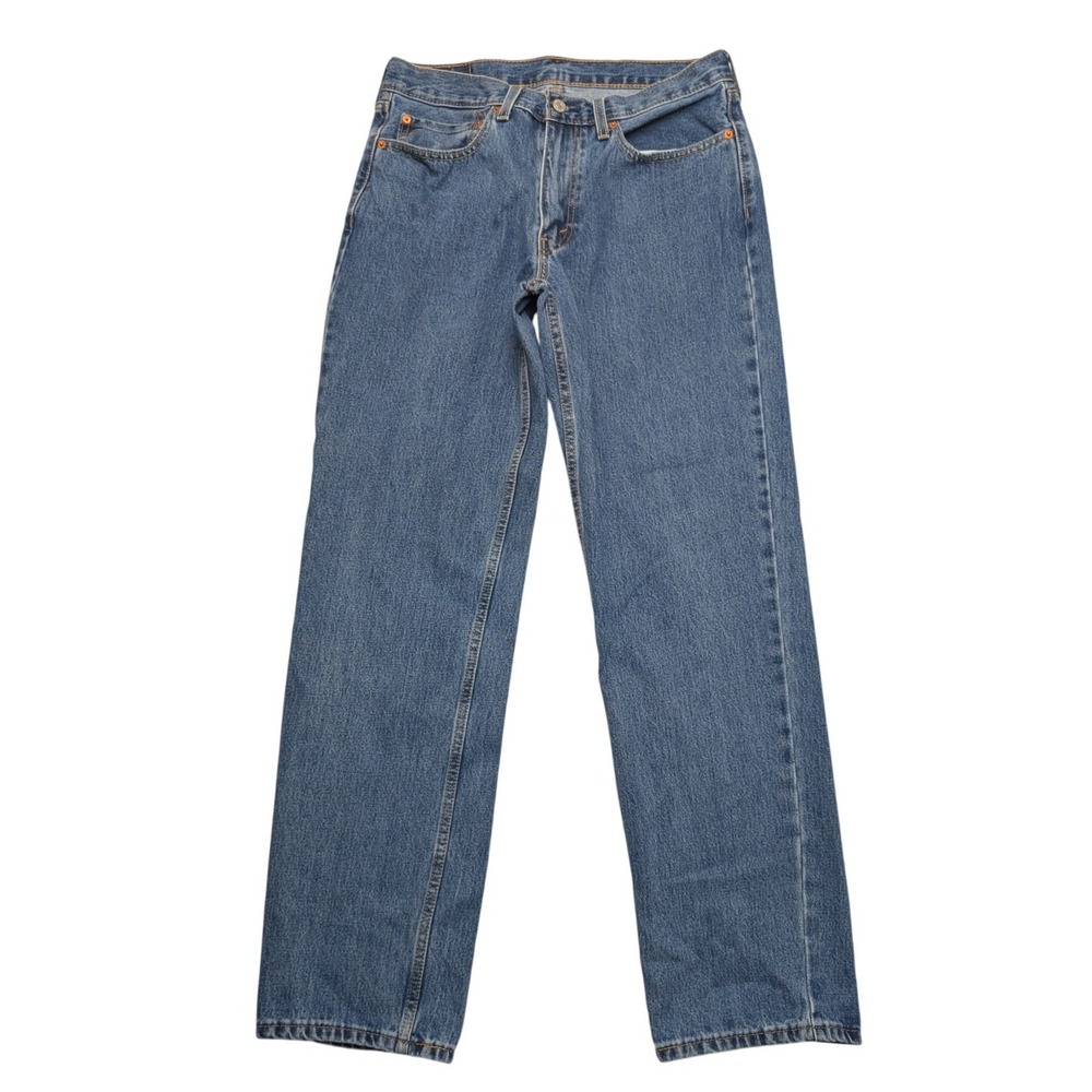 Levis 550 Relaxed Fit Jeans Mens 34x34(33x33) Blue Medium Wash Straight Leg